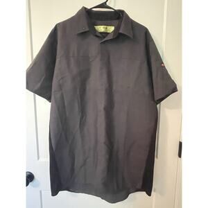 Red Lap Men’s NWOT Work Shirt With Snap Closure SZ XL